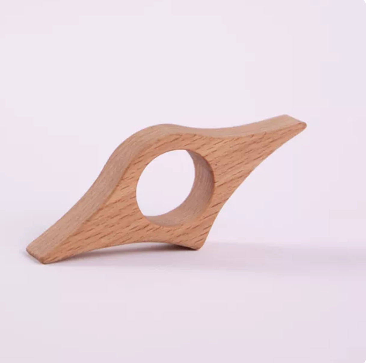 Wooden Thumb Book Holder – Ergonomic Page Holder for Easy Reading