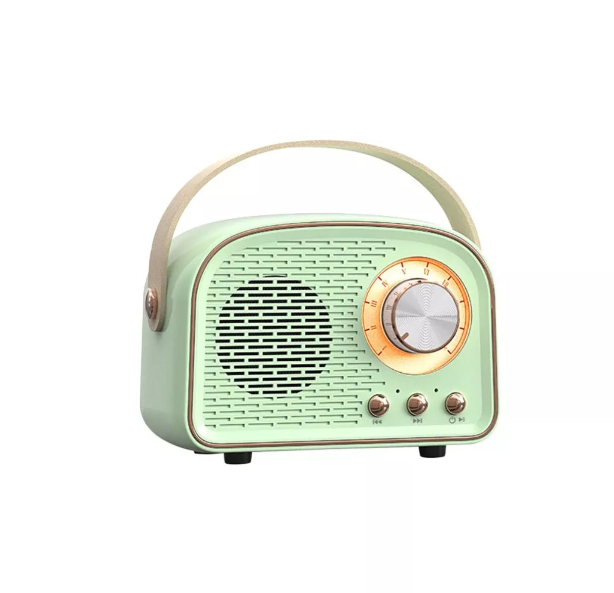 Retro Mini Bluetooth Speaker – Wireless Vintage Style, Clear Stereo Sound