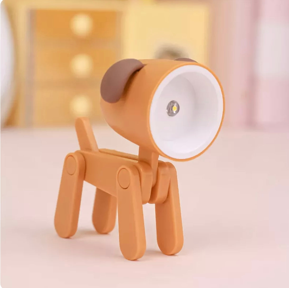 Kawaii Pet Night Light – Dog & Deer Desk Lamp