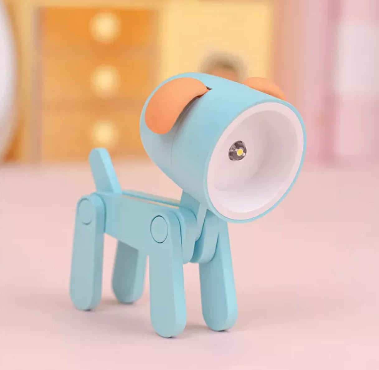 Kawaii Pet Night Light – Dog & Deer Desk Lamp