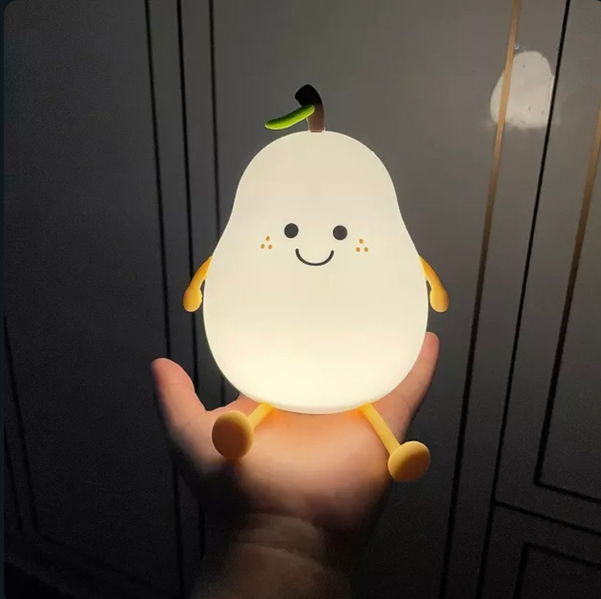 Adorable Pear-Shaped Nursery Night Light
