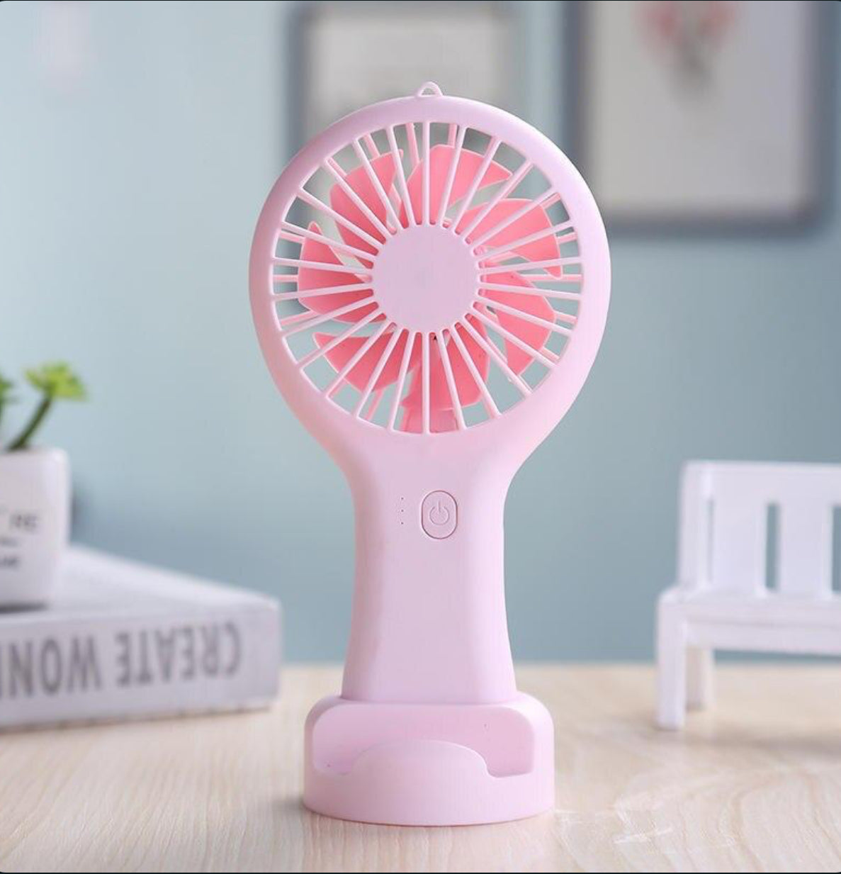 Compact USB Mini Fan – Adjustable Speeds & Quiet Cooling
