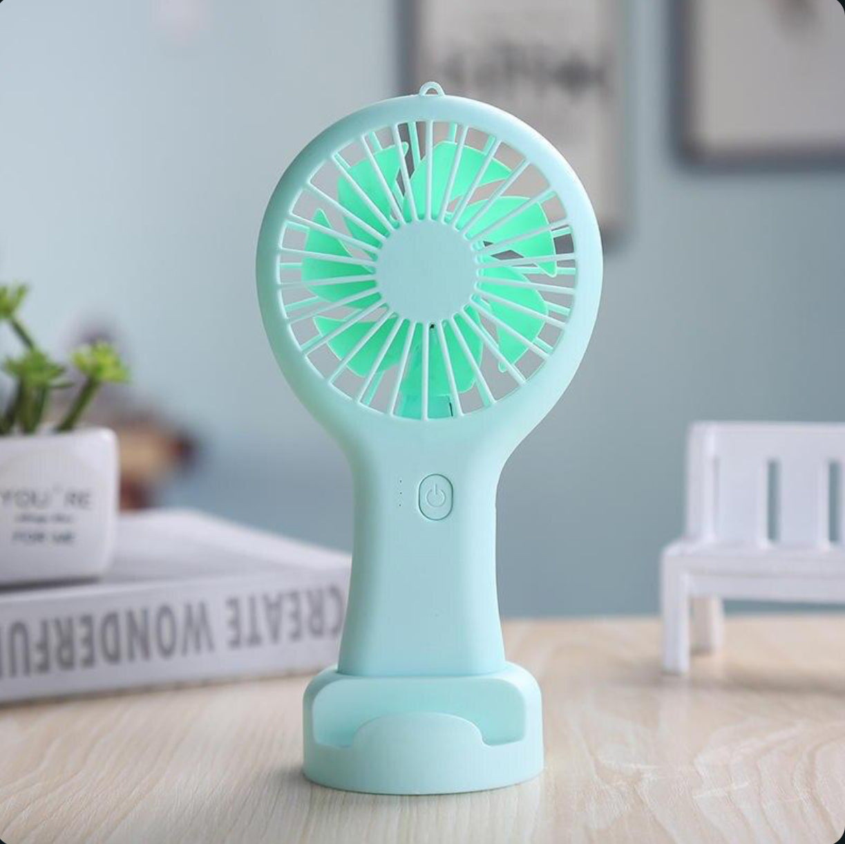 Compact USB Mini Fan – Adjustable Speeds & Quiet Cooling