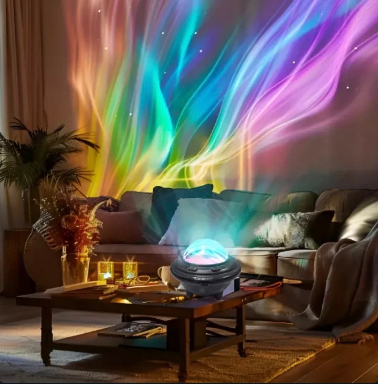 Starlight Aurora Projector Night Light – Magical LED Light Show for Relaxation & Décor
