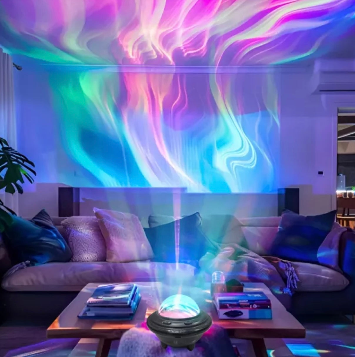 Starlight Aurora Projector Night Light – Magical LED Light Show for Relaxation & Décor