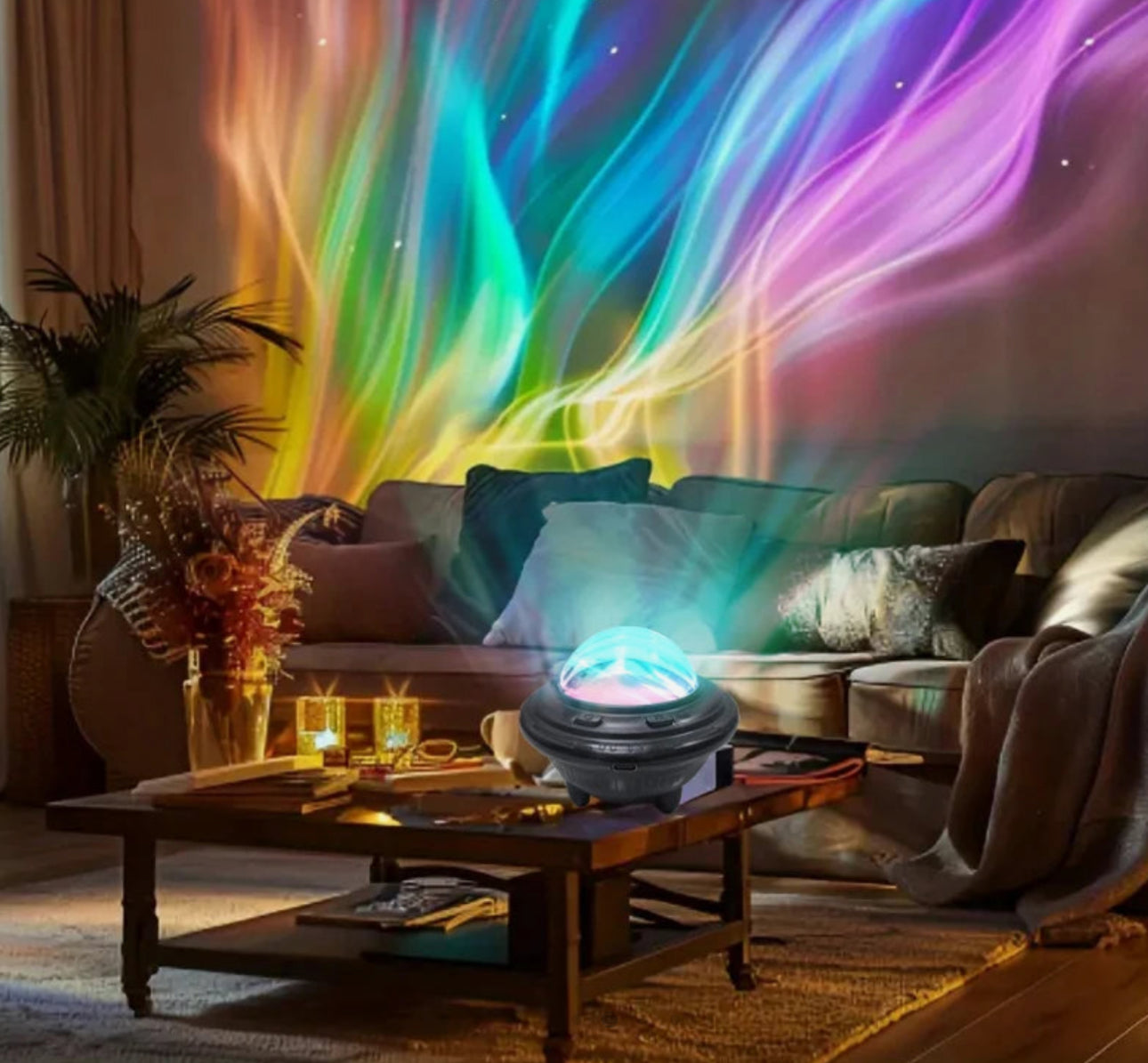 Starlight Aurora Projector Night Light – Magical LED Light Show for Relaxation & Décor