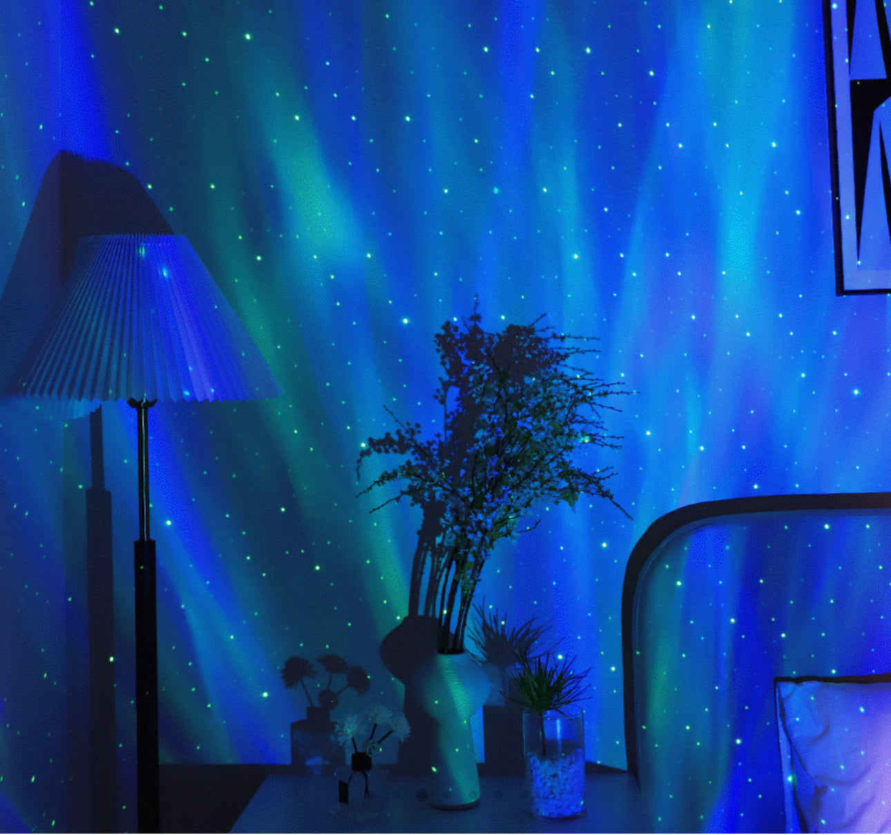 Starlight Aurora Projector Night Light – Magical LED Light Show for Relaxation & Décor