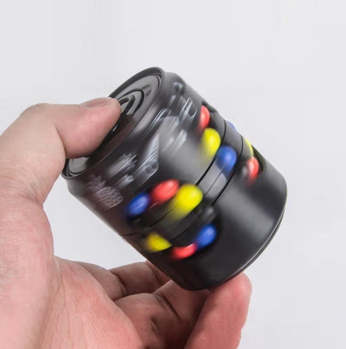 Colorful magic rotating fidget puzzle toy for stress relief and focu