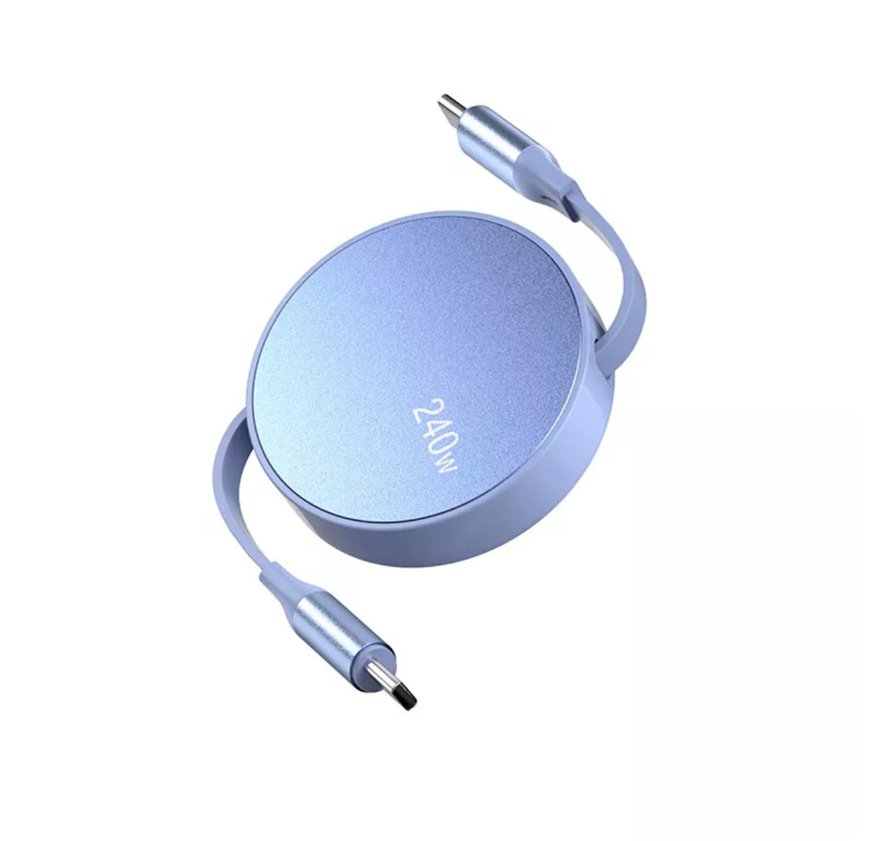 Retractable USB Type-C Cable – 240W Fast Charging for All Devices