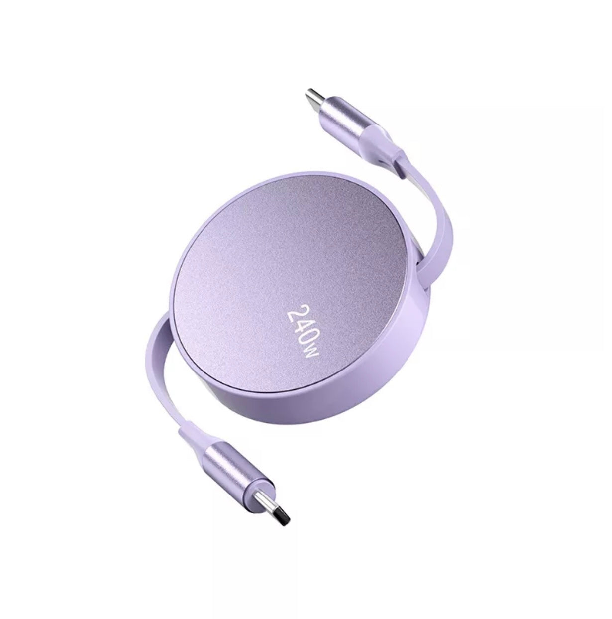 Retractable USB Type-C Cable – 240W Fast Charging for All Devices