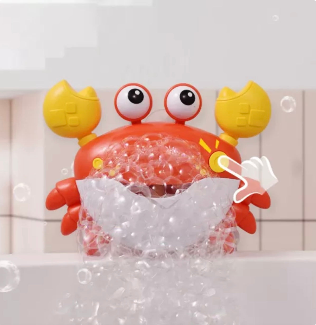 Automatic Bubble Crab Bath Toy – Musical Bubble Blower for Kids