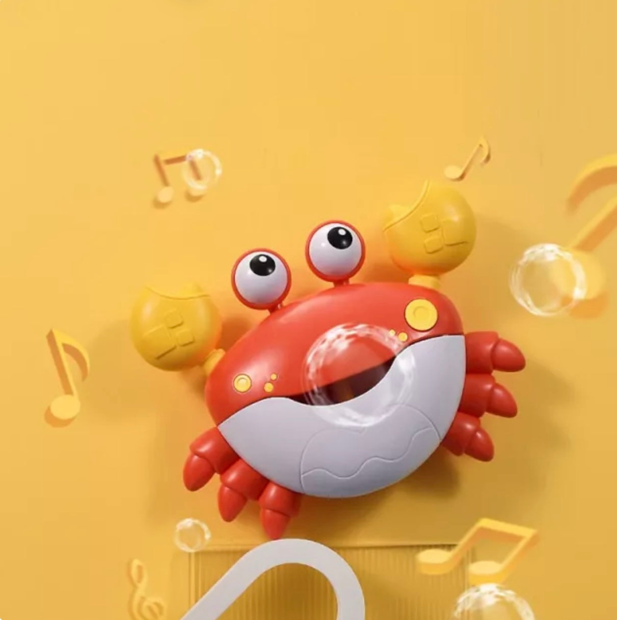 Automatic Bubble Crab Bath Toy – Musical Bubble Blower for Kids