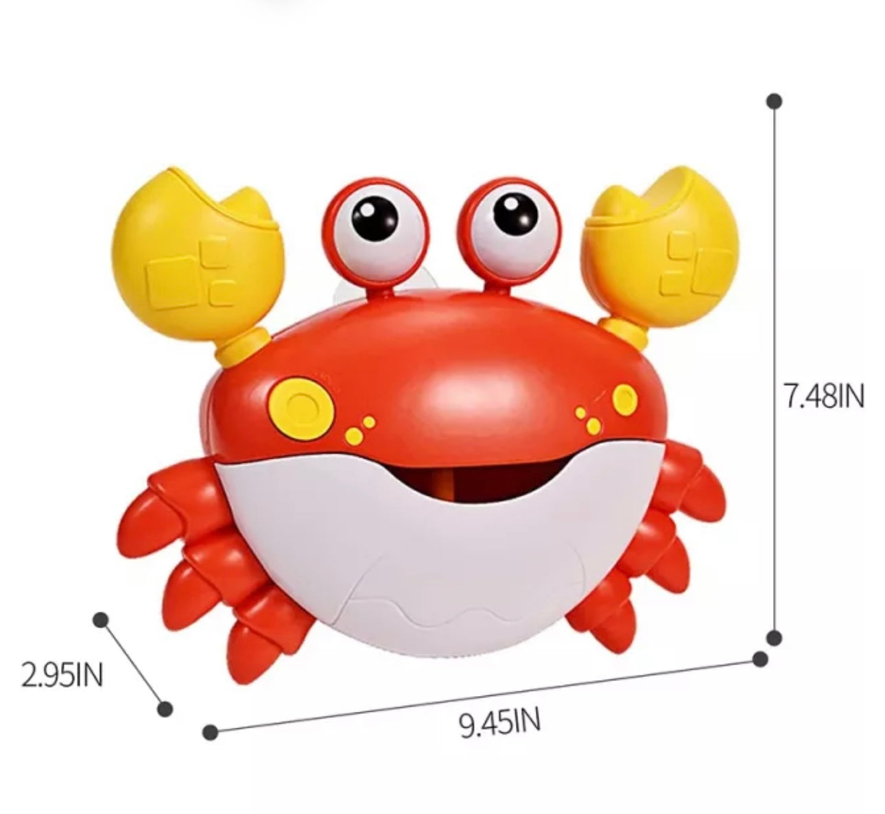 Automatic Bubble Crab Bath Toy – Musical Bubble Blower for Kids