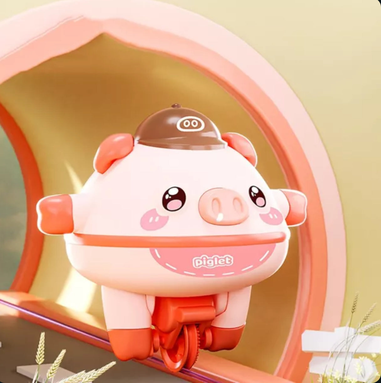 Tumbler Pig Unicycle Toy – Electric Balancing Pig on a Wire
