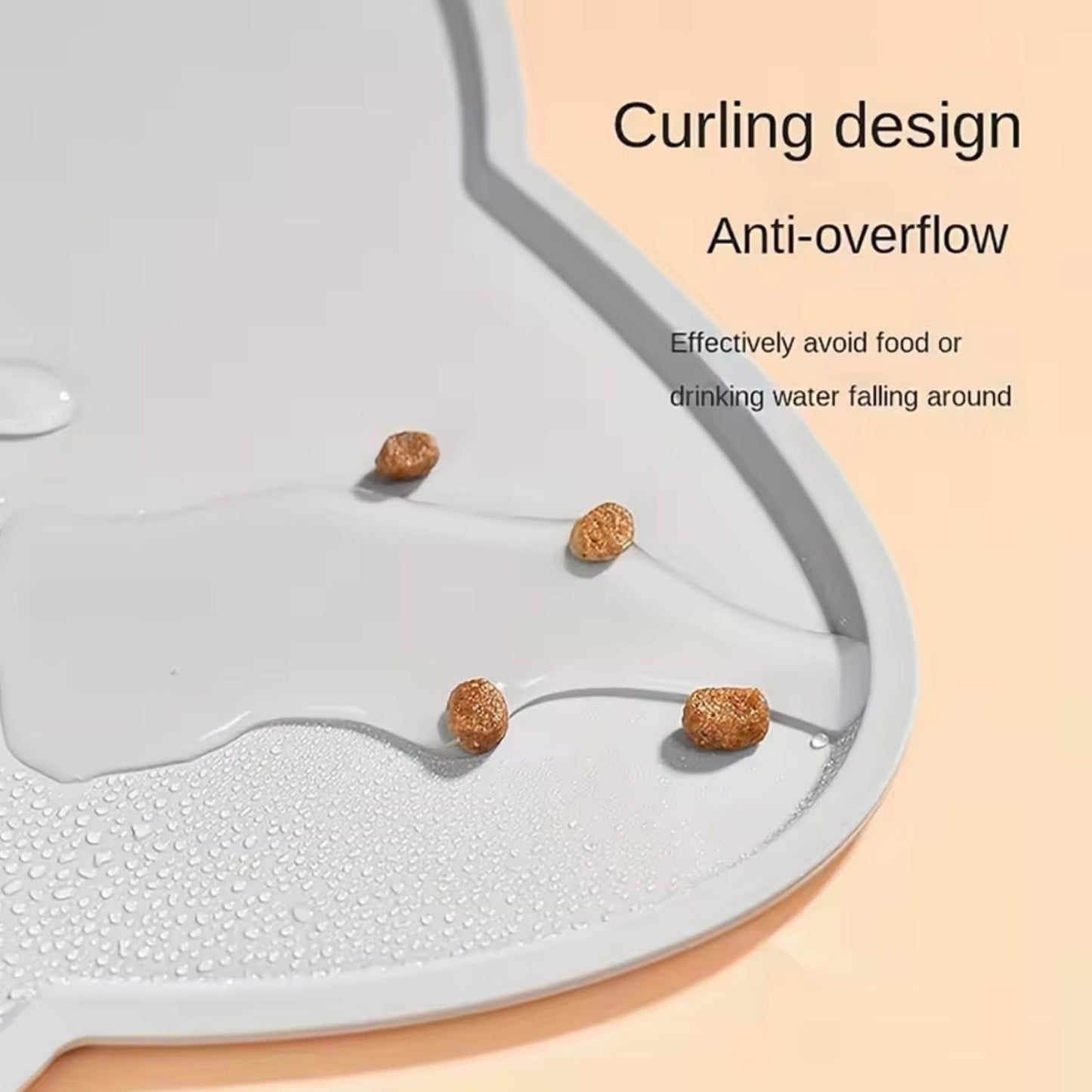 Silicone Pet Feeding Bowl Mat – Waterproof, Non-Slip & Easy to Clean (Dogs & Cats)