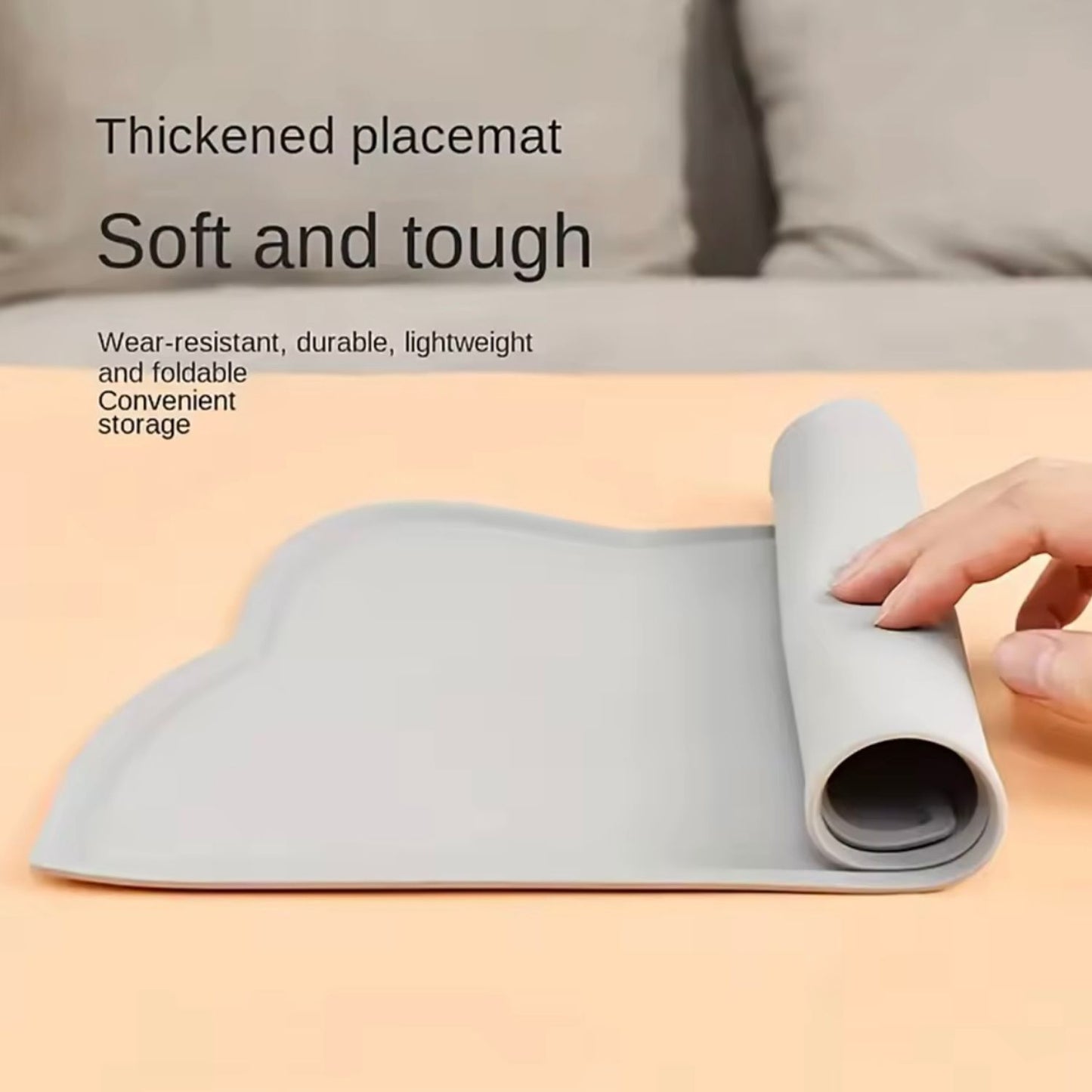 Silicone Pet Feeding Bowl Mat – Waterproof, Non-Slip & Easy to Clean (Dogs & Cats)
