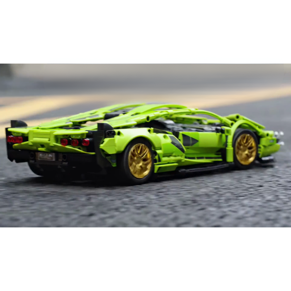Racing Supercar Model Building Blocks Set – 1280PCS Electric Powered
