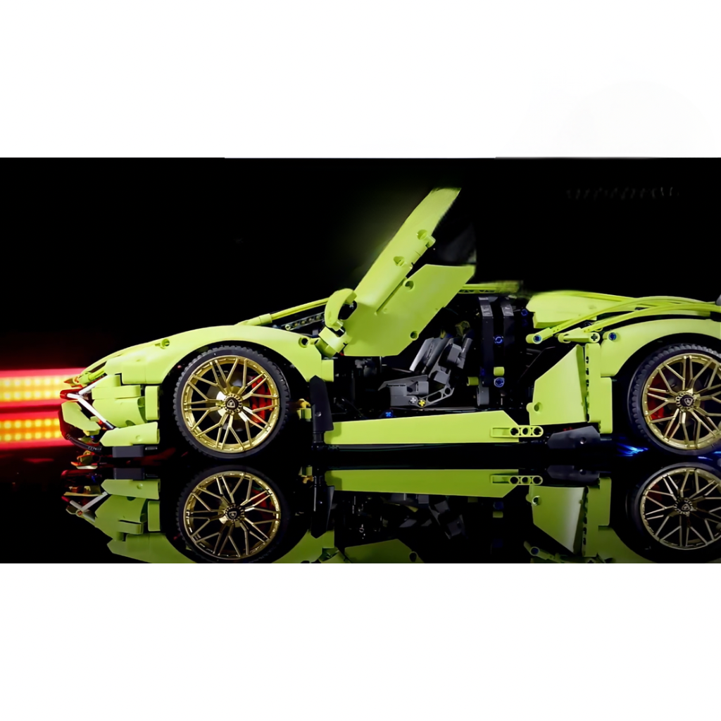 Racing Supercar Model Building Blocks Set – 1280PCS Electric Powered