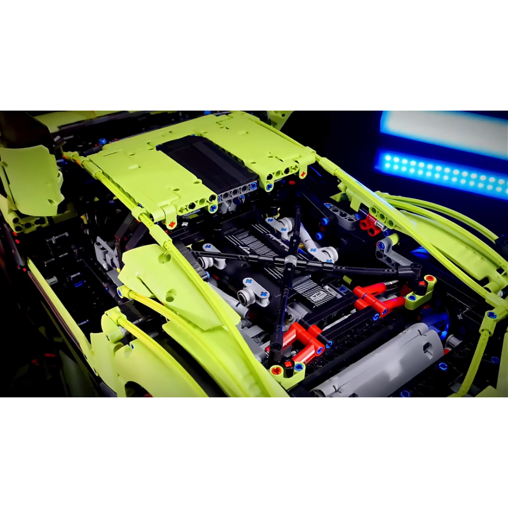 Racing Supercar Model Building Blocks Set – 1280PCS Electric Powered
