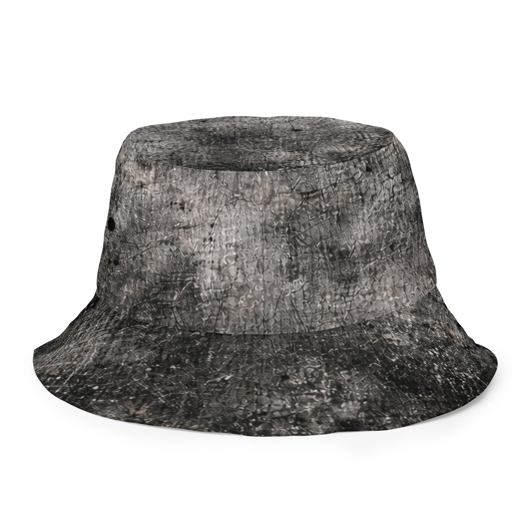 Reversible Charcoal Leopard Bucket Hat