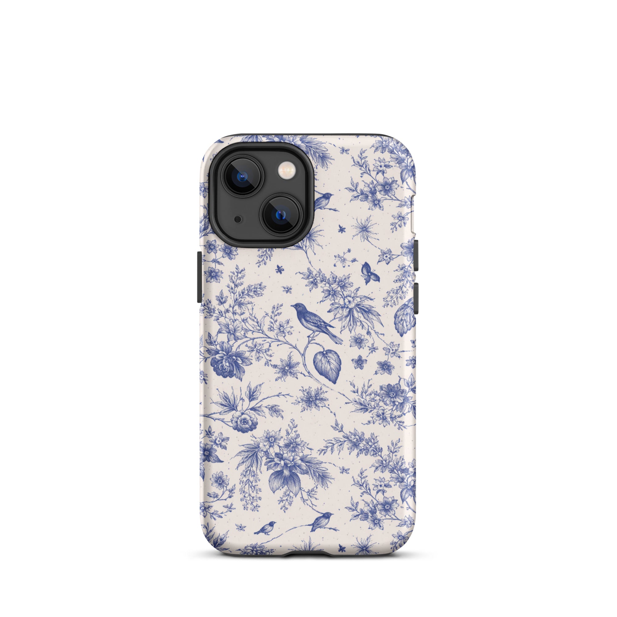 Elegant Blue Toile iPhone Case