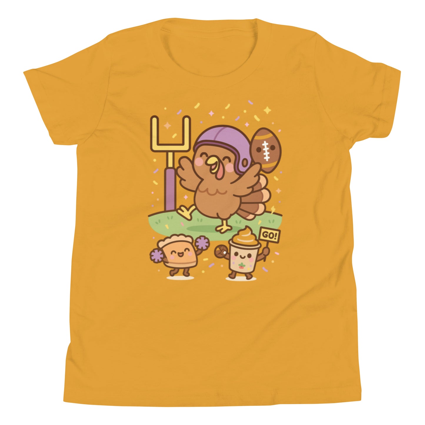 Kids Thanksgiving Shirt, Grateful Turkey Tee, Fall Gift