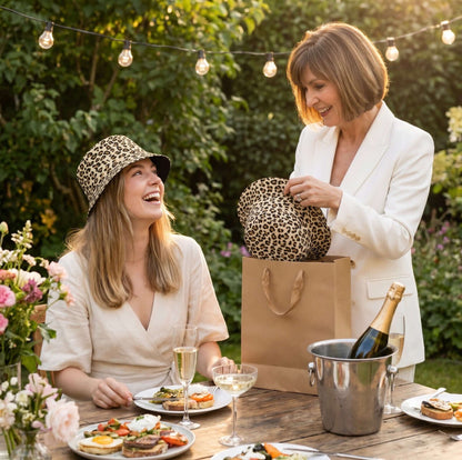 Reversible Leopard Bucket Hat