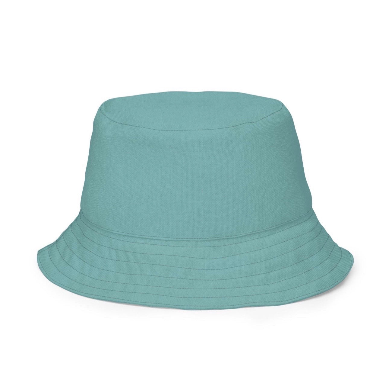 Reversible Plaid Teal Bucket Hat