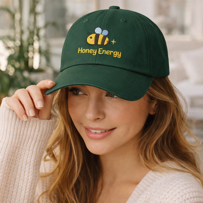 honey energy dad hat