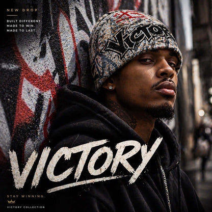 Victory Graffiti Beanie Hat