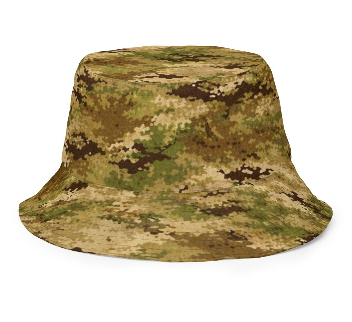 leopard camo reversible bucket hat
