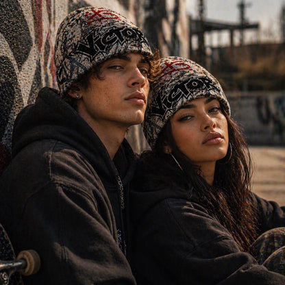 Victory Graffiti Beanie Hat