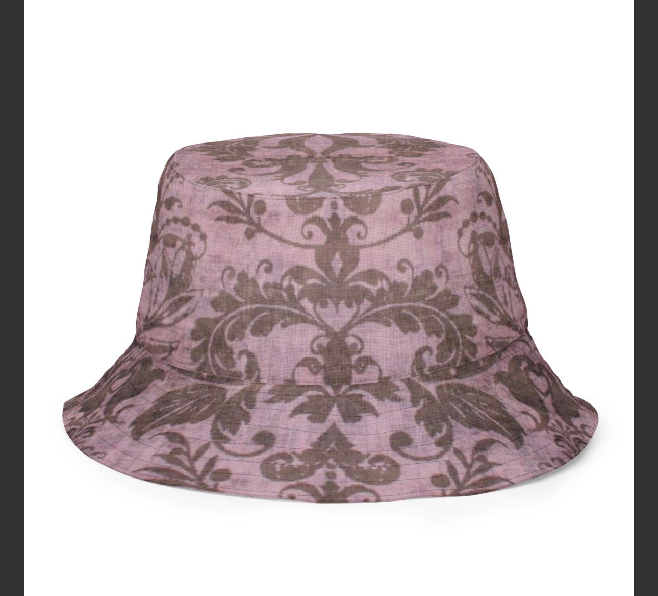 reversible plum bucket hat