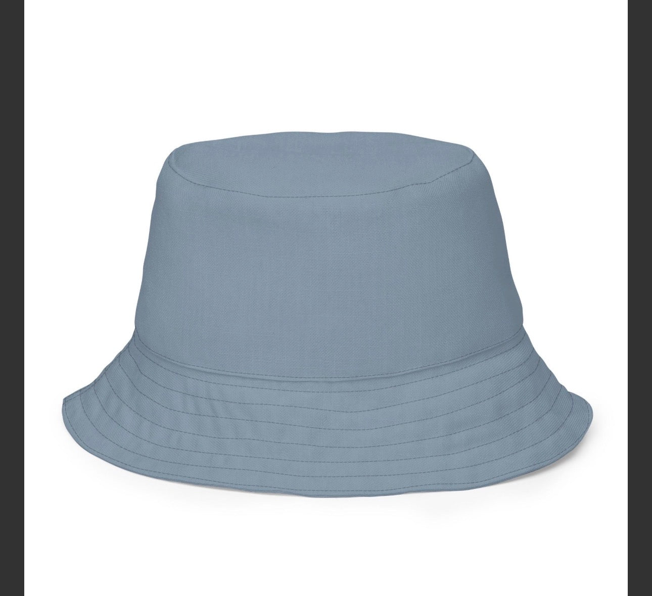 Reversible Blue Plaid Bucket Hat