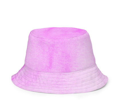 rainbow tie dye reversible bucket hat