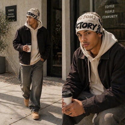 Victory Graffiti Beanie Hat