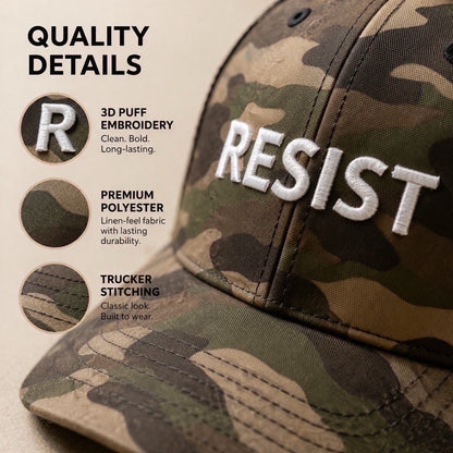 Camo RESIST Trucker Hat
