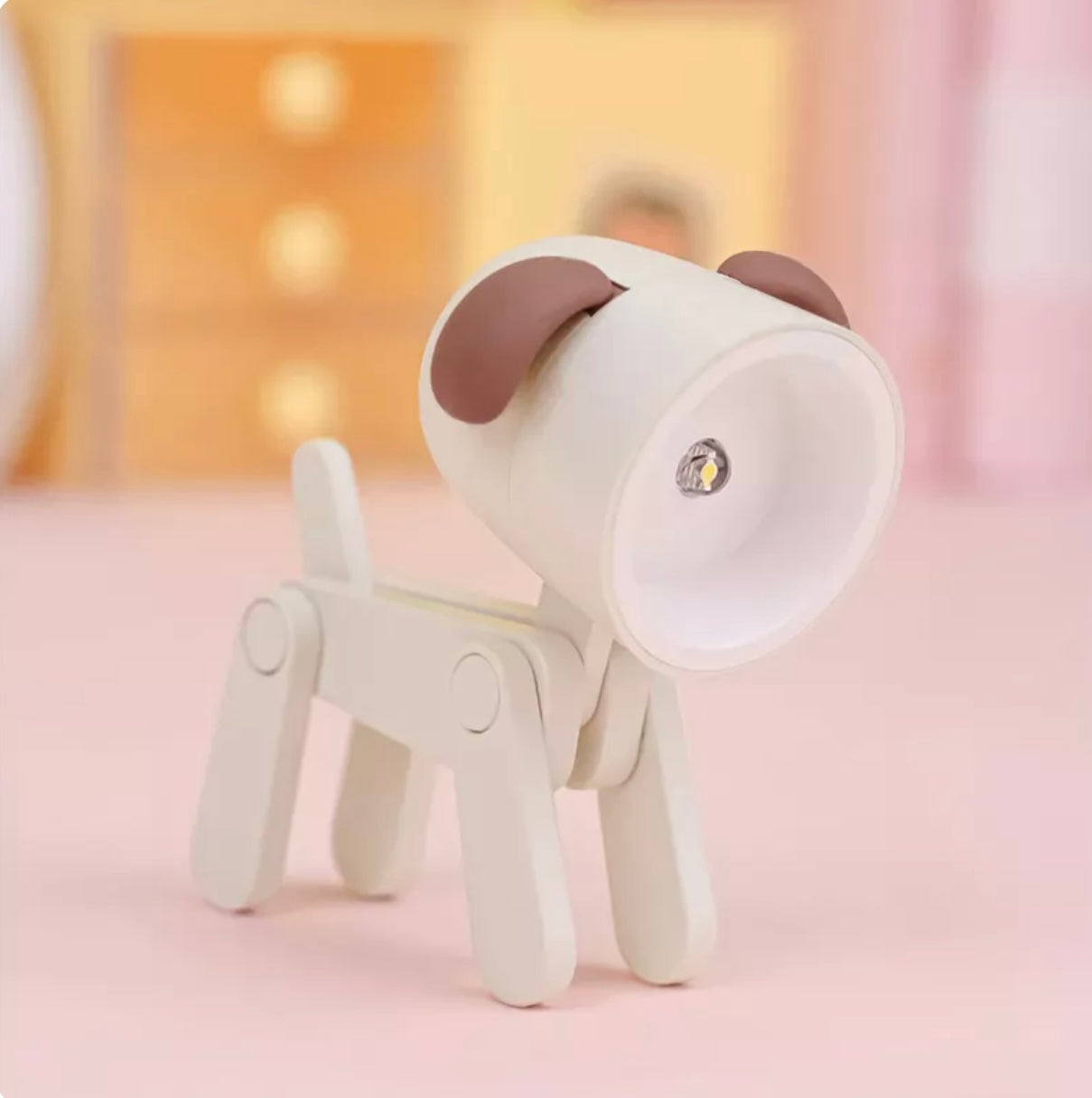 Kawaii Pet Night Light – Dog & Deer Desk Lamp