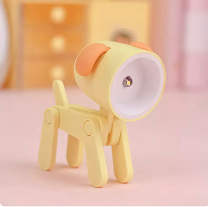 Kawaii Pet Night Light – Dog & Deer Desk Lamp