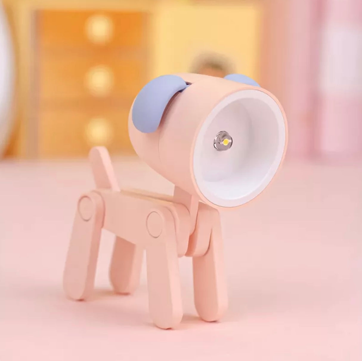 Kawaii Pet Night Light – Dog & Deer Desk Lamp