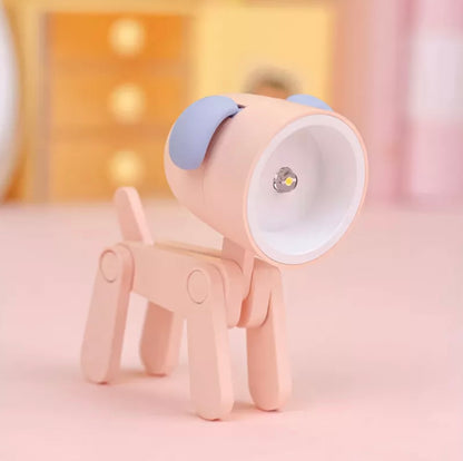 Kawaii Pet Night Light – Dog & Deer Desk Lamp
