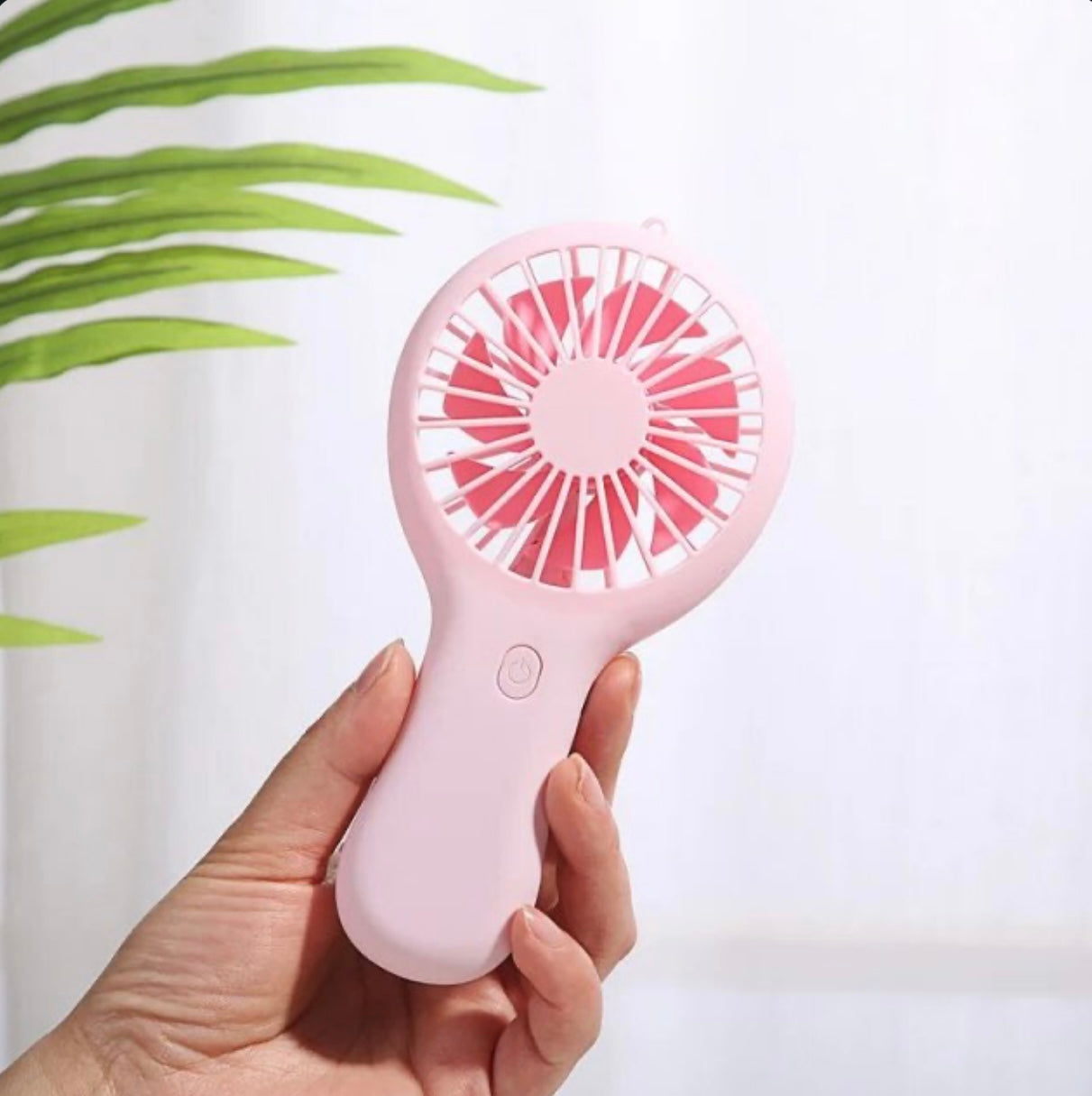 Compact USB Mini Fan – Adjustable Speeds & Quiet Cooling