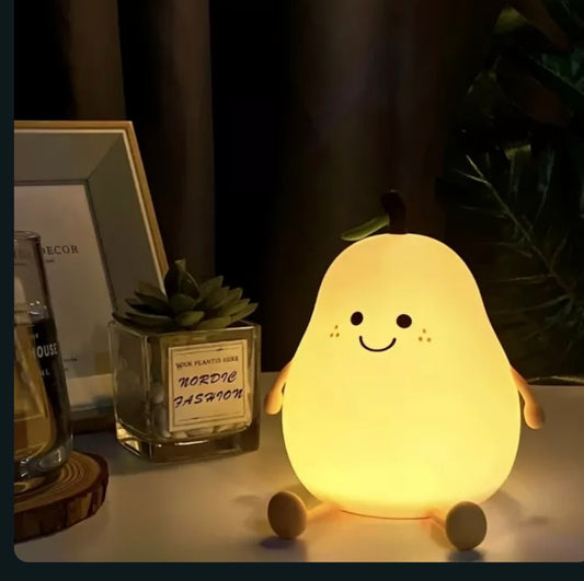 Adorable Pear-Shaped Nursery Night Light
