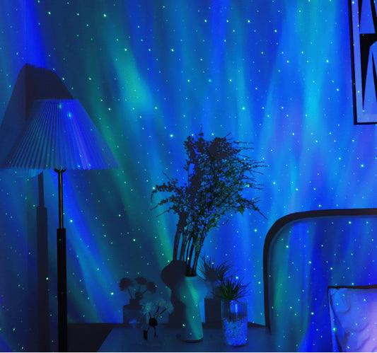 Starlight Aurora Projector Night Light – Magical LED Light Show for Relaxation & Décor