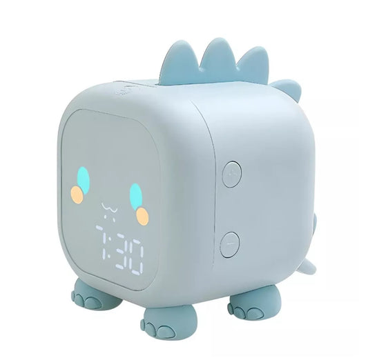 Dinosaur Alarm Clock with Voice Control & Night Light