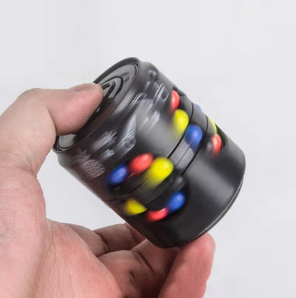 Colorful magic rotating fidget puzzle toy for stress relief and focu