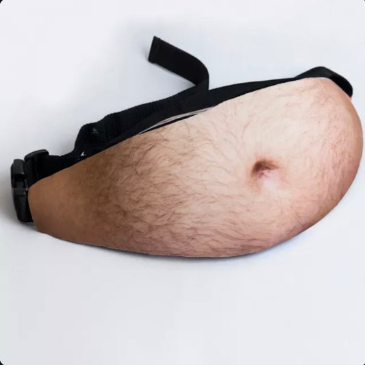 Funny Dad Bod Fanny Pack – Hilarious Beer Belly Waist Bag