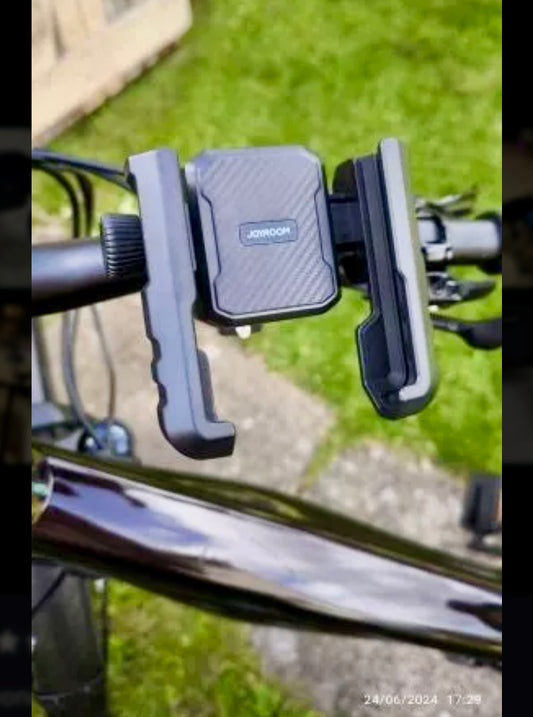 360° Rotating Bike & Motorcycle Phone Holder – Secure, Shockproof & Universal Fit