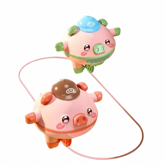 Tumbler Pig Unicycle Toy – Electric Balancing Pig on a Wire