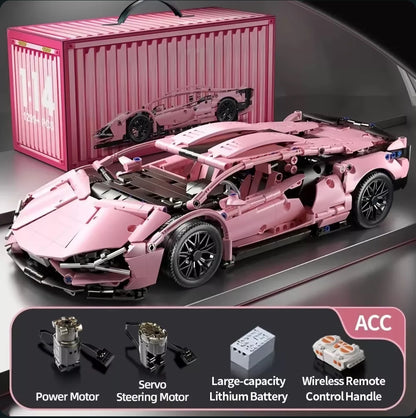 Racing Supercar Model Building Blocks Set – 1280PCS Electric Powered